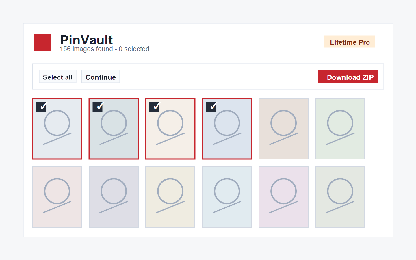 PinVault product preview